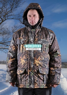 Куртка зимняя мужская "Омега" Бондинг (камуфляж) №УФР-Р-197