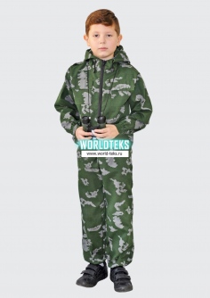 Костюм маскировочный детский (камуфляж/зеленый) Сорочечная №УФР-Р-227