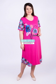 Туника женская (розовый) №КВ-208ХР2374П