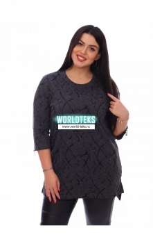 Туника женская "Наргиз" (графит) №ЛТ-0856Г (2П/404)