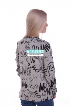 Кофта женская "Ювента" (серый) №ЛТ-0858С