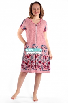 Халат "Купон" (розовый) №ДТР-К-11