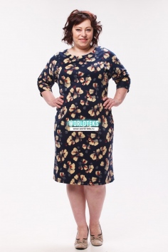 Платье женское (цветы) №НК-4-30