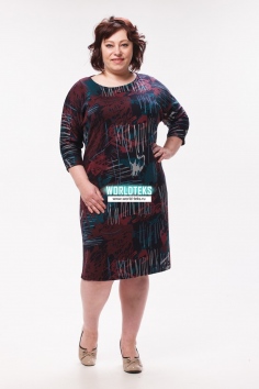 Платье женское (бордо) №НК-4-30Д