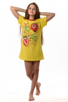 Туника Вкусняшка детская - желтый