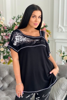 Туника - черный №Н-9042