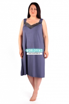 Ночная сорочка "Колет" (графит) №ДТР-ВИ-99