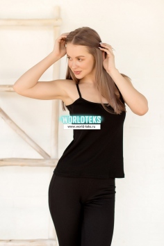 Топ "Комфорт" (черный) №ФТ-КШ176Ч