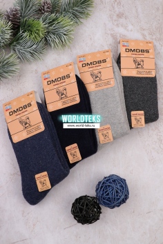 Подарочный набор мужских носков "DMDBS" (шерсть, махра) №А21-01 (12/412)