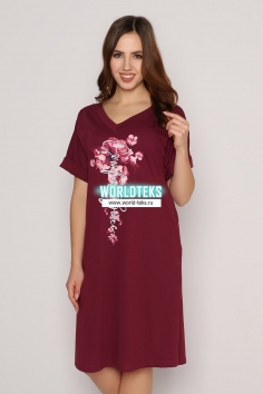 Платье "Комфорт" (бордо) №М-П-0506-1