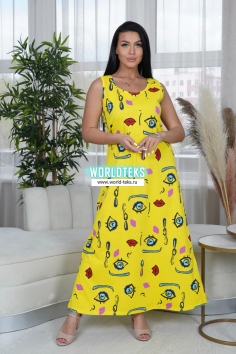 Сарафан женский "Виринея" (желтый) №ЛТ-1354-2