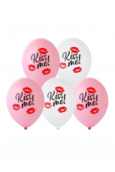 Шар латексный "Kiss Me" №ВЗ-1103-2566
