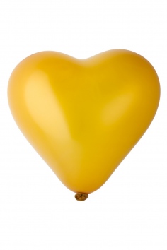 Шар латексный "Сердце Металлик" (золотой) №ВЗ-1105-0273