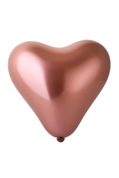 Шар латексный "Сердце Хром" (розовый) №ВЗ-1105-0426