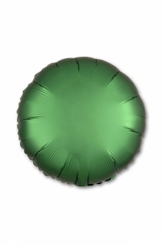 Шар фольгированный "КРУГ Сатин" (зеленый) №ВЗ-1204-0734