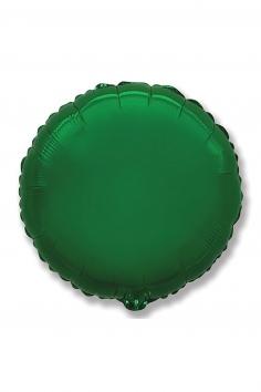 Шар фольгированный "КРУГ Металлик" (зелёный) №ВЗ-1204-0165