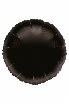 Шар фольгированный "КРУГ Пастель" (черный) №ВЗ-1204-0481