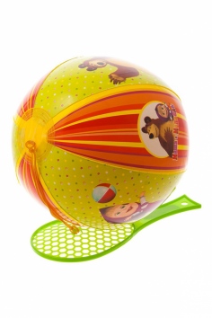 Игрушка надувная "Маша и Медведь Мяч с лаптой" №ВЗ-1503-0391