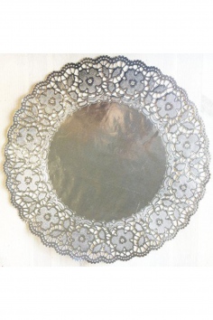 Салфетка "Круг" (серебро) №ВЗ-1502-1694