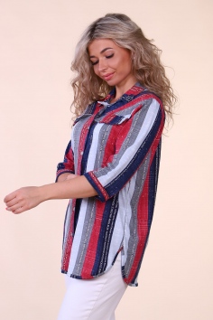 Рубашка "Рандеву" (полоска) №И-М377-3