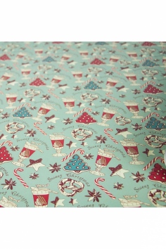 Бумага упаковочная "Зимняя CHRISTMAS" №ВЗ-1509-0114