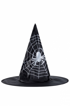 Шляпа ведьмы "Паук на паутине черная" №ВЗ1501-6313