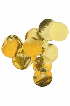 Конфетти "Круги фольгированные золото" №ВЗ1501-4099