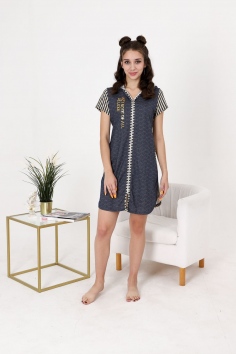 Халат - джинс №Н-8282