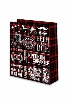 Пакет бумажный "БЕРИ ОТ ЖИЗНИ ВСЕ" №ВЗ1509-0507