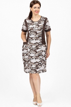 Туника женская (коричневый) №ПО-703-1