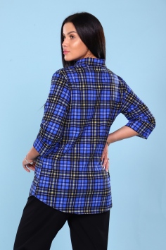 Рубашка женская "Грань" (тёмно-синий) №КА-Р-1619-4