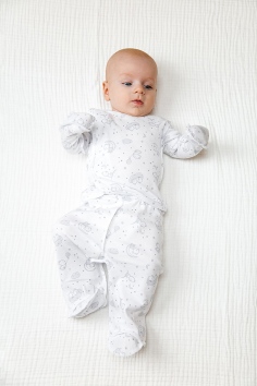 Ползунки (мишка на луне, серый) №З-30103-3