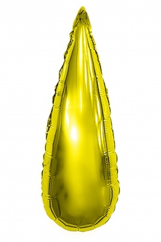 Шар фольгированный "КАПЛЯ" (Gold) №ВЗ1204-1311