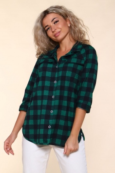 Рубашка "Рандеву" (ярко-зеленый) №И-М377-5