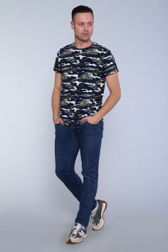 Футболка - камуфляж с зеленым №Н-36622