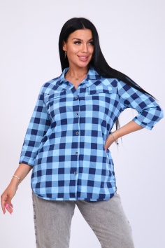 Рубашка "Рандеву" (синий) №И-М377-9