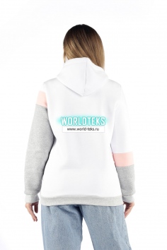 Толстовка "Вирджиния белая" №ДТР-ФТ-13-1 (2П/405)