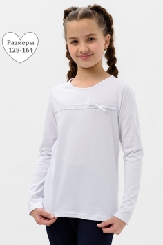 Непоседа блузка детская дл.рукав - белый