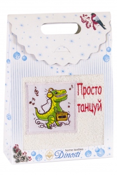 Полотенце махровое "Просто танцуй" (40х70) №ДНОМ-109