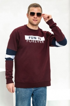 5L114033I-1 джемпер мужской - бордовый №Н-5114033-1