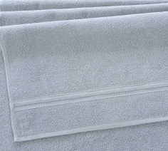 Полотенце махровое Каскад серый