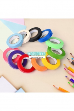 Малярная клейкая лента (крепп, цветная 19 мм) №РЛС-63 (23/104)