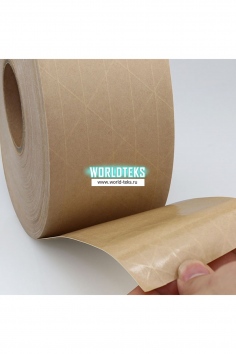 Клейкая бумажная крафт лента армированная (ширина 24 мм) №РЛС-48 (23/104)