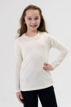Блузка Ася длинный рукав - экрю