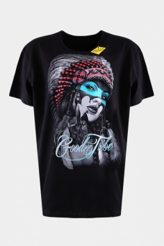 Футболка мужская светящаяся №СФ0067 (18/310)