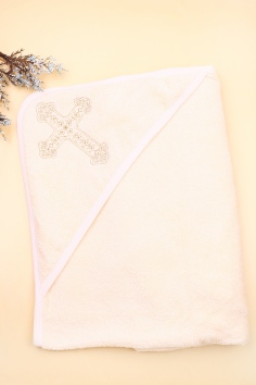 Полотенце для крещения с вышивкой (бежевый) №З-1202 (23/416)