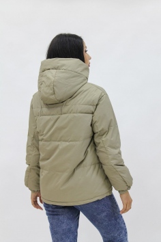 Демисезонная женская куртка весна осень - хаки №Н-2230
