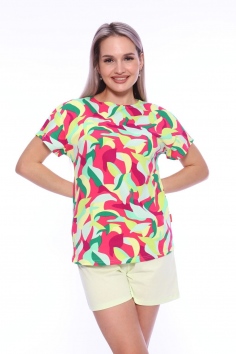 Пижама с шортами Симпатия 060-5 - мультицвет