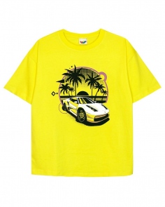 Футболка для мальчика детская - желтый №Н-52355