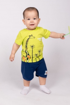 Футболка для мальчика детская - салатовый №Н-52344